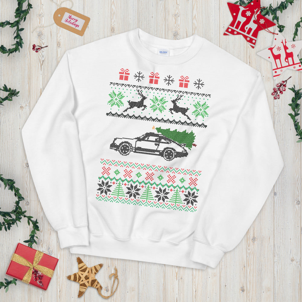 Porsche ugly 2024 christmas sweater